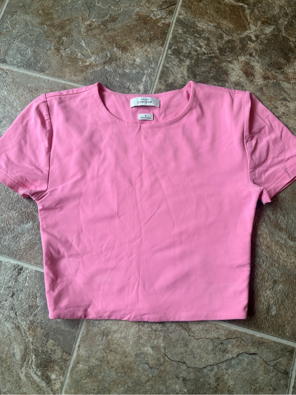 Aritzia Contour Crew Cropped T-Shirt